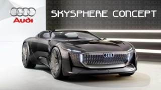 Audi Skysphere Concept có thể thay đổi trục cơ sở theo ý muốn ?