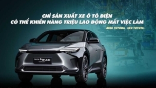CEO Toyota: Chỉ sản xuất xe ô tô điện có thể khiến hàng triệu lao động mất việc làm