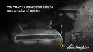 Chiếc Lamborghini Espada quý hiếm này mới được tìm thấy sau hơn 30 năm bỏ hoang trong nhà kho