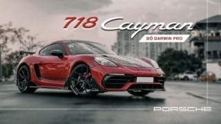 Chiêm ngưỡng chiếc Porsche 718 Cayman độ Darwin Pro