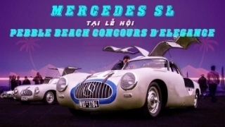 Dàn xe sang mui trần Mercedes SL “khoe dáng” tại lễ hội Pebble Beach Concours d’Elegance, liệu sẽ đón chào thành viên mới?