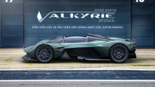 Diện kiến Valkyrie Spider: Siêu xe mui trần siêu đẳng nhất của Aston Martin