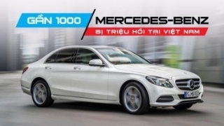 Gần 1.000 xe Mercedes-Benz bị triệu hồi tại Việt Nam