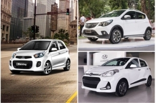 Giá lăn bánh của 3 xe ô tô bán chạy nhất hạng A: VinFast Fadil, Hyundai i10, Kia Morning