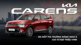Kia Carens 2022 ra mắt thị trường Đông Nam Á, giá từ 620 triệu VNĐ