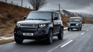 Land Rover Defender V8 2022 trình làng, mạnh 518 mã lực