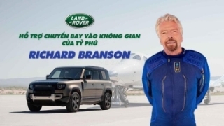 Land Rover hỗ trợ chuyến bay vào không gian của tỷ phú Richard Branson