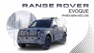 Lộ diện Range Rover Evoque phiên bản kéo dài