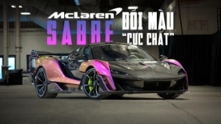 McLaren Sabre siêu hiếm có khả năng chuyển màu cực “ảo”