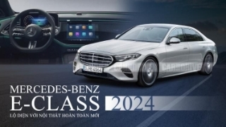 Mercedes E-Class 2024 lộ diện với nội thất hoàn toàn mới, ngập tràn công nghệ