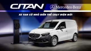 Mercedes-Benz Citan mới: Xe Van cỡ nhỏ thực dụng có  biến thể chạy điện mới
