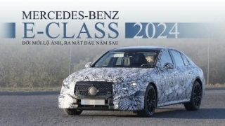 Mercedes-Benz E-Class đời mới lộ ảnh: Ngày càng giống S-Class, ra mắt đầu năm sau
