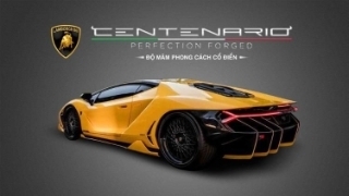 Ngắm Lamborghini Centenario độ mâm phong cách cổ điển