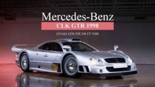Ngắm Mercedes-Benz CLK GTR 1998 hơn 600 mã lực có giá lên tới 230 tỷ VNĐ