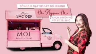 Sở hữu loạt xế đắt đỏ nhưng Hồ Ngọc Hà chọn xuyên Việt với xe tải nhỏ