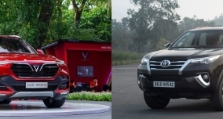 So sánh nhanh VinFast LUX SA2.0 với Toyota Fortuner 2.7V 4x2 cùng tầm giá hơn 1,1 tỷ đồng
