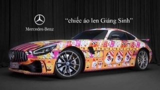 Sốc với hình ảnh Mercedes-Benz G-Class và AMG GT R trong “chiếc áo len Giáng Sinh”