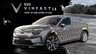SUV VinFast lạ xuất hiện trên đường thử với thiết kế gần giống VF e35
