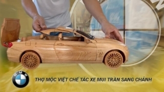 Theo dõi thợ mộc Việt chế tác xe mui trần sang chảnh BMW 420i Convertible