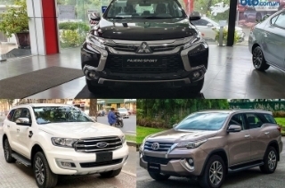 Toyota Fortuner, Mitsubishi Pajero Sport và Ford Everest: Xe nào vận hành tốt?