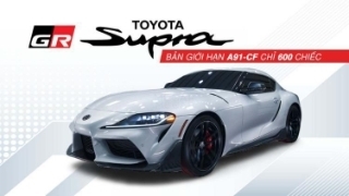 Toyota GR Supra bản giới hạn  A91-CF chỉ 600 chiếc