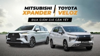 Toyota Veloz, Mitsubishi Xpander đua giảm giá cận Tết