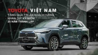 Toyota Việt Nam tặng quà tri ân khách hàng nhân dịp kỷ niệm 25 năm thành lập