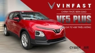 Vinfast chính thức bàn giao VF5 Plus, giá từ 458 triệu đồng.