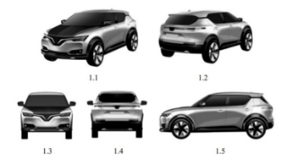 VinFast đăng ký kiểu dáng 2 mẫu ô tô điện hoàn toàn mới, quyết trải đủ các phân khúc?