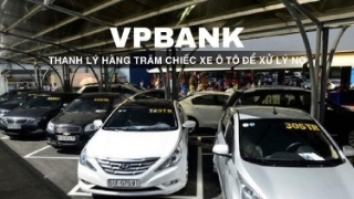 VPBank thanh lý hàng trăm chiếc xe ô tô để xử lý nợ