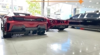 Xôn xao với hình ảnh Ferrari 488 Pista Spider, Ford GT và Mercedes-Maybach S650 Pullman xuất hiện cùng nhau