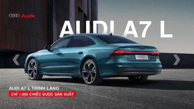 Audi A7 L trình làng: Chỉ 1.000 chiếc được sản xuất