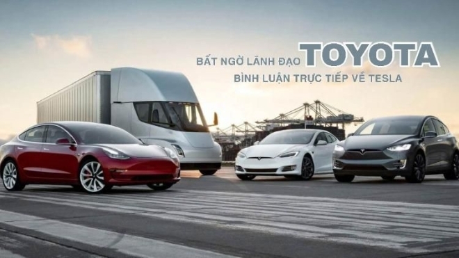Bất ngờ lãnh đạo của Toyota bình luận trực tiếp về Tesla