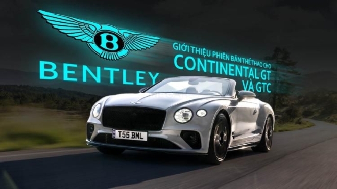 Bentley giới thiệu phiên bản thể thao cho Continental GT và GTC