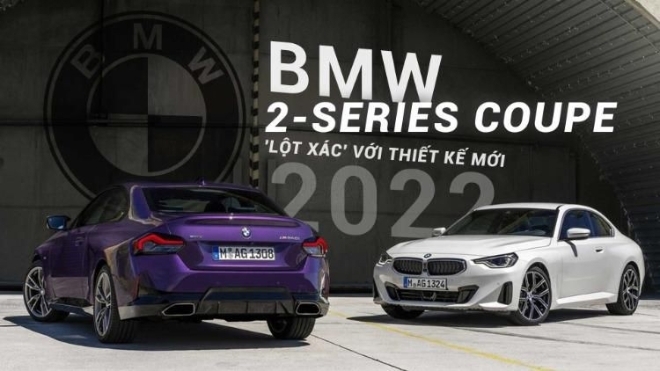 BMW 2-Series Coupe 2022 'lột xác' với thiết kế mới