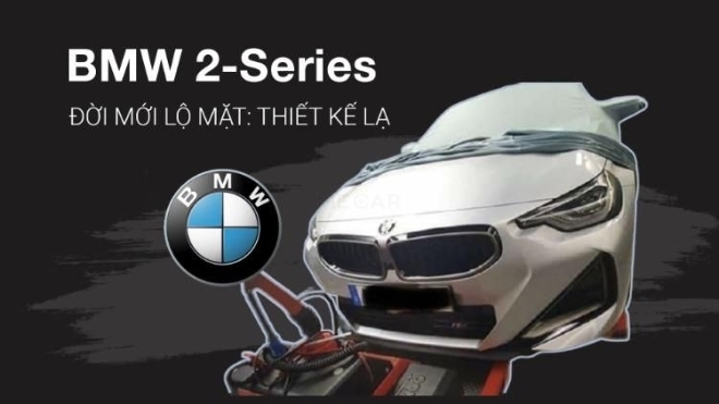 BMW 2-Series đời mới lộ mặt: Thiết kế lạ