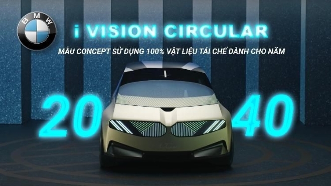 BMW i Vision Circular - Mẫu concept sử dụng 100% vật liệu tái chế dành cho năm 2040