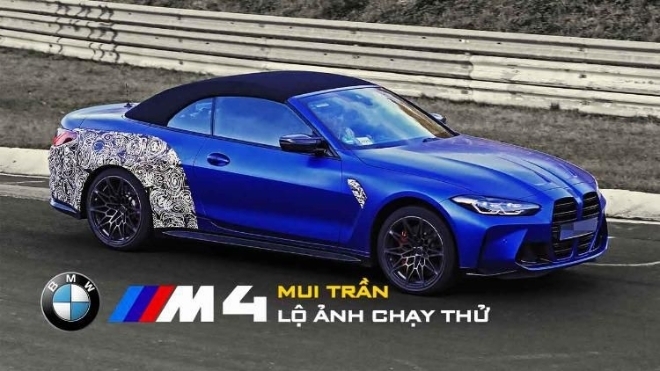 BMW M4 mui trần lộ ảnh chạy thử nghiệm: Độ “chất chơi” kết hợp với hiệu suất cao