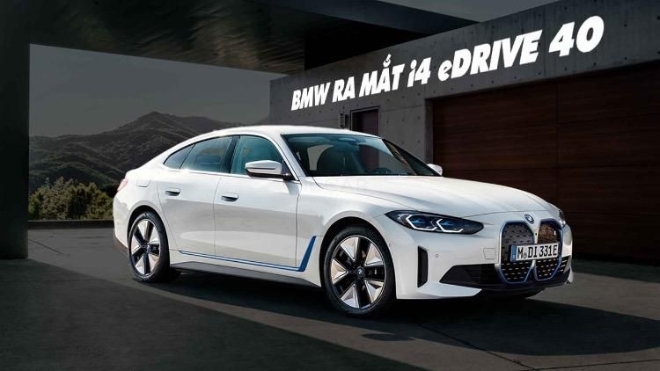 BMW ra mắt i4 eDrive40: Coupe 4 cửa chạy điện, mạnh 335 mã lực