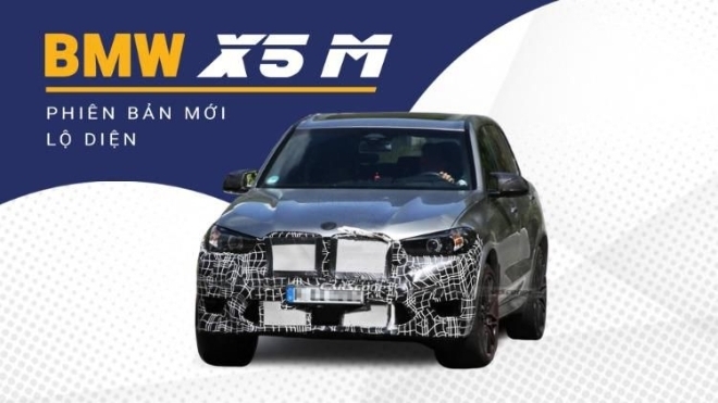 BMW X5 M phiên bản mới lộ diện