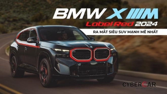 BMW XM Label Red 2024 ra mắt: Siêu SUV mạnh mẽ nhất của BMW