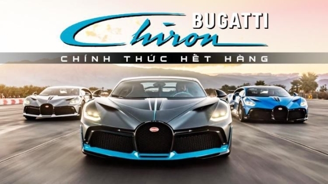 Bugatti Chiron chính thức hết hàng, thương hiệu Pháp còn gì để mời chào người dùng?