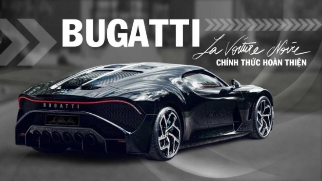 Bugatti La Voiture Noire chính thức hoàn thiện 