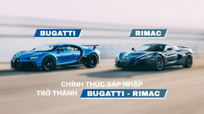 Bugatti và Rimac chính thức sáp nhập, trở thành Bugatti-Rimac