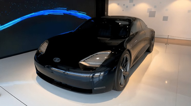 Cận cảnh Hyundai Prophecy - mẫu concept cho thấy trước thiết kế của xe điện Ioniq 6 2022