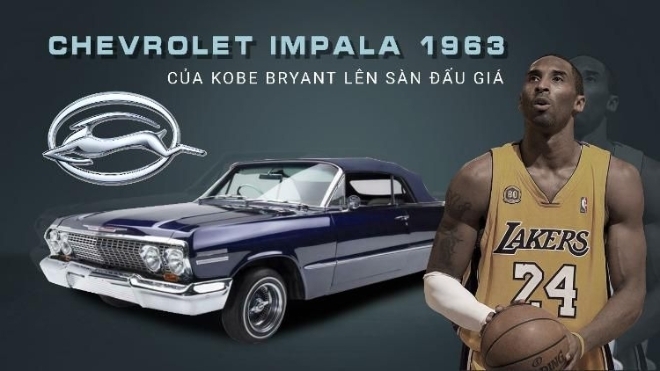 Chevrolet Impala 1963 của Kobe Bryant lên sàn đấu giá