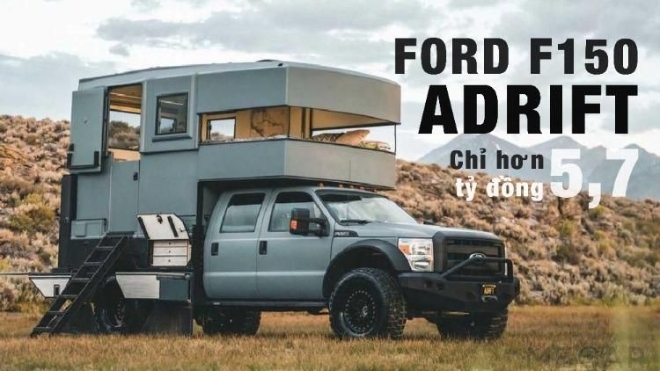 Chỉ hơn 5,7 tỷ đồng, bạn có thể mua một chiếc Ford F-550 đi kèm với cả căn nhà di động