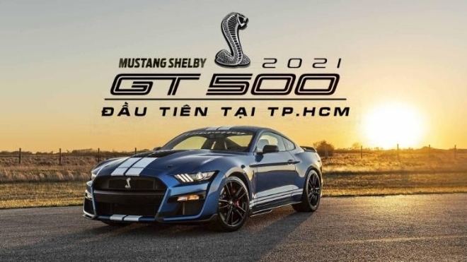 Chiếc Ford Mustang Shelby GT500 2021 đầu tiên tại TP.HCM