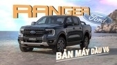 Chiêm ngưỡng Ford Ranger 2022 bản máy dầu V6 “bằng xương bằng thịt”