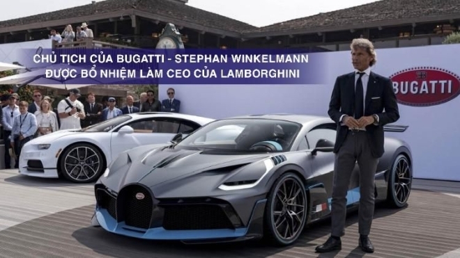 Chủ tịch của Bugatti, Stephan Winkelmann được bổ nhiệm làm CEO của Lamborghini
